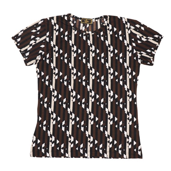 Authentic Vintage Fendi Zucca Top / FF Logo Shirt