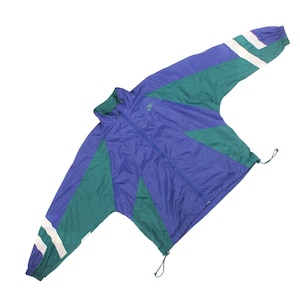 Vintage Nike Windbreaker Jacket 90s Y2K Colorblock Retro Streetwear Track Zip Up