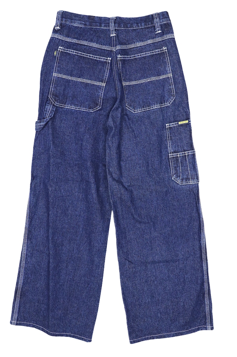 Vintage 90/'s IS Jeans Wide Leg Size 30 in Vtg Buggy Jeans Y2K Workwear Jeans 90/'s Hip Hop Jnco Style Jeans