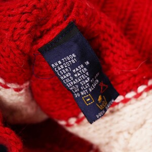 Vintage 90's Tommy Hilfiger Crewneck Knit Sweatshirt Pull Over Size M image 5