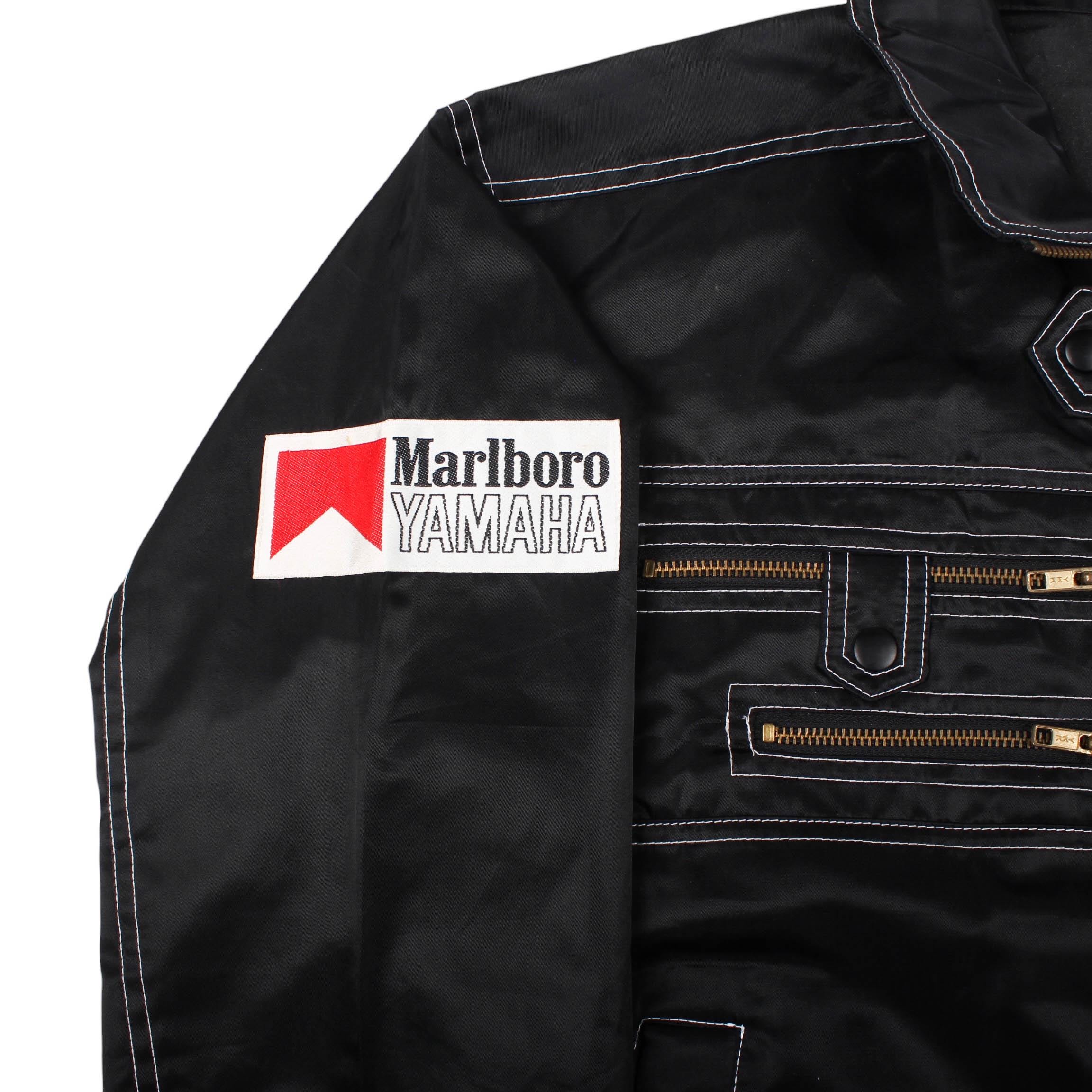 Vintage Marlboro Yamaha Jacket Racing 90s Motorsport Windbreaker