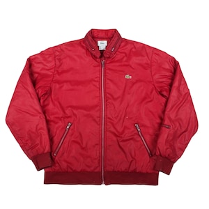 Red Lacoste Jacket - Etsy