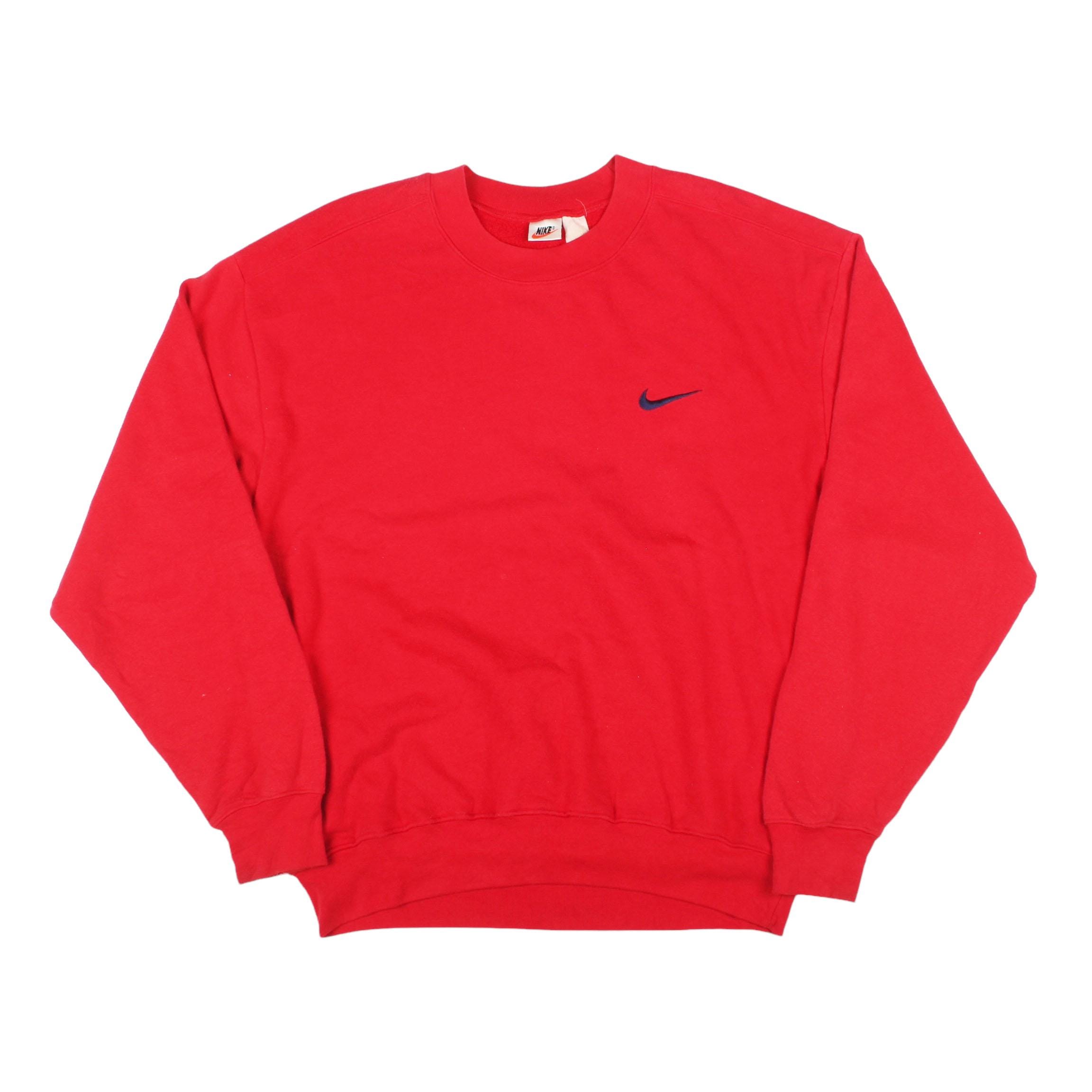 Vintage Nike Sweatshirt Crewneck Big Logo , 90's , Y2K