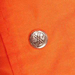 Vintage motorsport jacket , Snow gear jacket , Retro Yamaha coat , Orange vintage jacket , Yamaha collector piece , Vintage ski wear , Winter sports jacket , Classic Yamaha jacket , 80s motorsport clothing , Snowmobile racing jacket , Vintage racing apparel , Yamaha racing vintage , Vintage 80s jacket , Yamaha snow gear , Retro Yamaha outerwear , Snowmobile fashion , Vintage Yamaha gear , Winter racing coat , Retro Yamaha merchandise , Vintage snowmobile coat , Yamaha vintage fashion