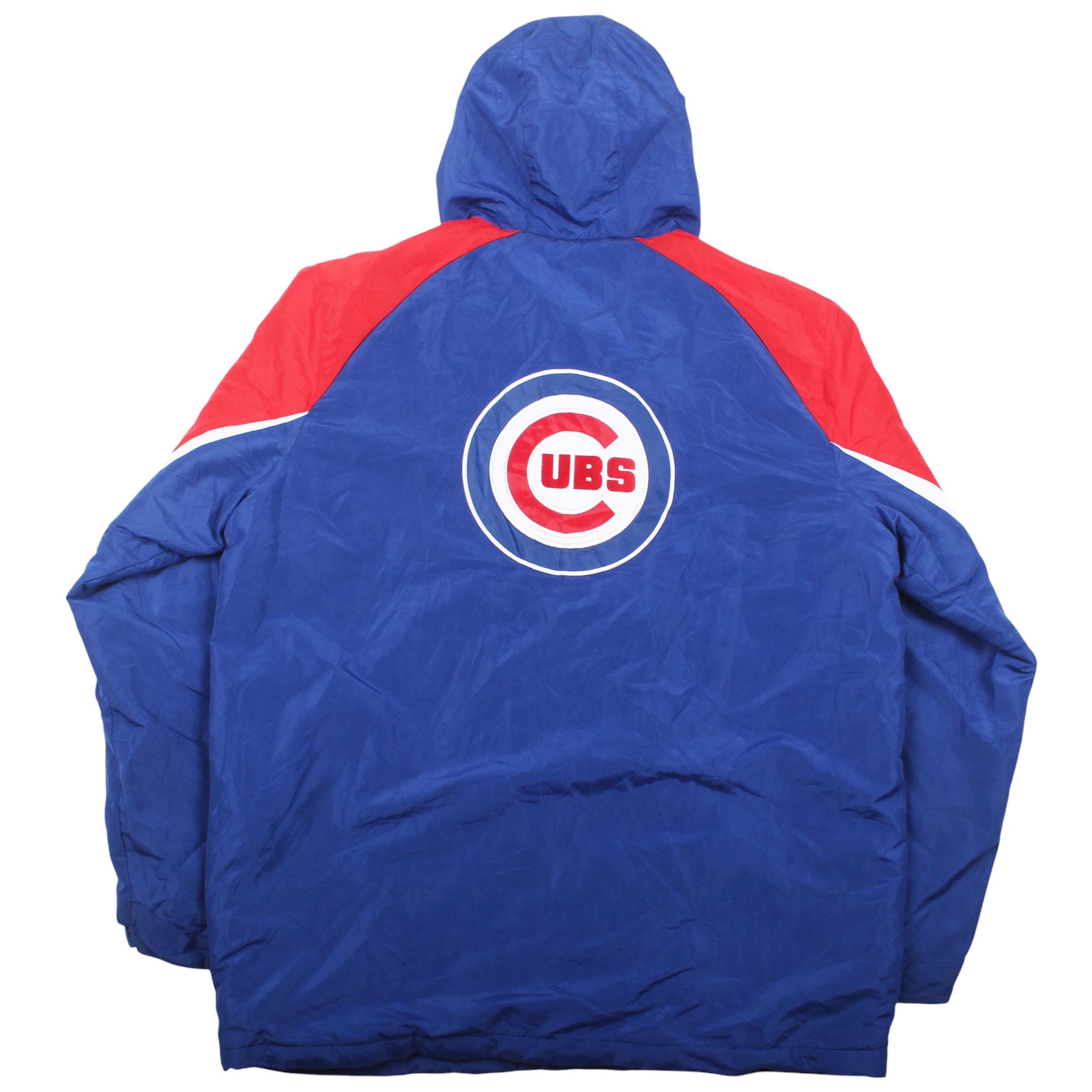 ヴィンテージ シカゴ カブス ジャケット メンズ フード付き パファー