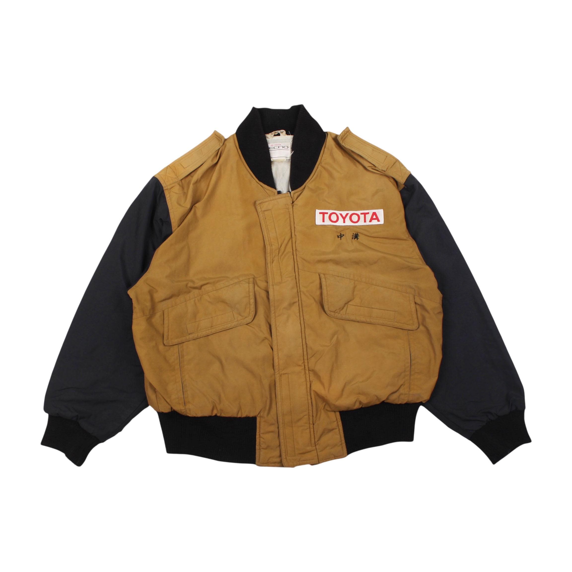 t*g様 【ヴィンテージ】90 年代 トヨタ TRD ボンバー ジャケット M ヴィンテージ トヨタ ワークウェア ボンバージャケット TRD モーター