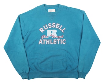 Vintage Russell Athletic Sweatshirt 90s Crewneck Made in USA Retro Sportswear