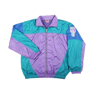 Vintage Nike Windbreaker Jacket 90s Retro Hip Hop Sport Track Top Zip-Up