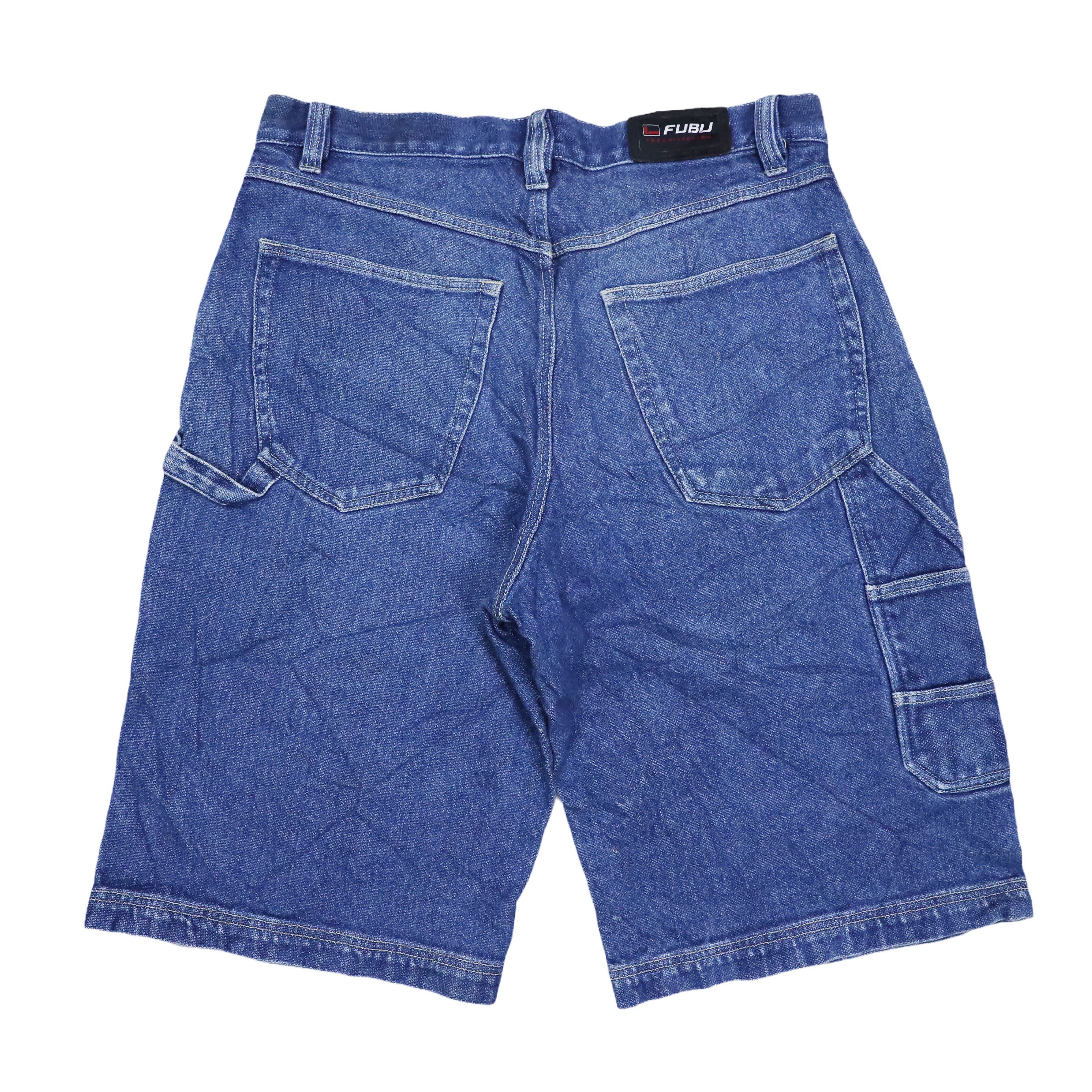 Vintage FUBU Jeans Shorts Size W 36 jnco style 90s Hip | Etsy