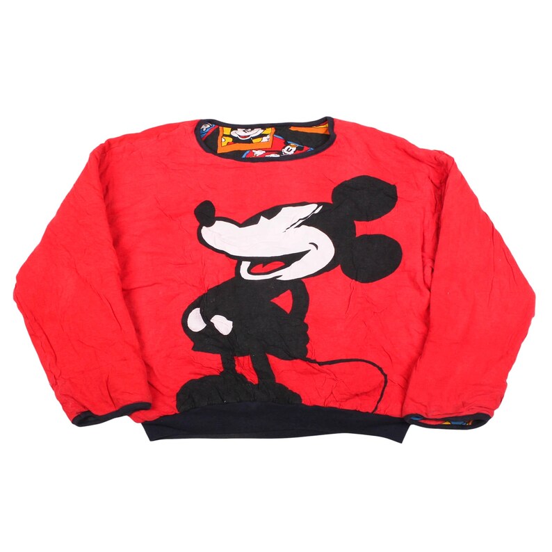 aesthetic jumper , 90s bomber jacket, vintage crewneck sweat, designer pullover, festival outerwear, rave jumper vintage, urban streetwear, 1990s fashion trends, heavy cotton sweater, mickey mouse patches, grunge aesthetic clothing, rare vintage finds, loud print jacket, hip hop outerwear, collectible vintage clothes, cozy winter wear, skate apparel vintage, casual streetwear, outdoor vintage coat, classic disney style, streetwear sweater men, vintage gear, retro windbreaker, depop style,