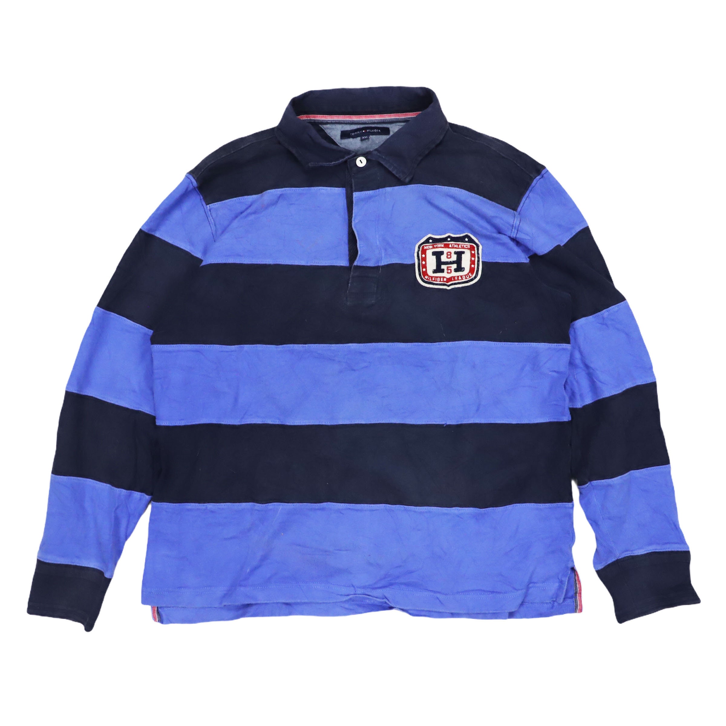 PIERRE COTTON RUGBY STRIPE LONG SLEEVE POLO – Velvet by Graham