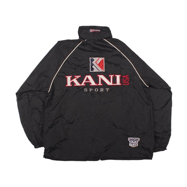 KARL KANI Sport Windbreaker Jacket Big Logo  , Hip Hop 1990s , Y2K