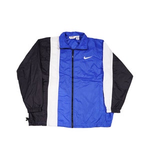 Veste coupe-vent Nike, vintage des années 90, veste en nylon, coupe-vent vintage, coupe-vent des années 90, an 2000, vintage Nike, taille M