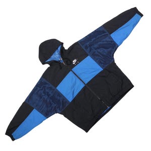 vintage nike air hooded jacket , nike air puffer jacket vintage , 90s nike air jacket , black blue nike jacket , big swoosh nike jacket , vintage nike air puffer , retro nike hooded jacket , y2k nike air jacket , vintage streetwear nike , nike air windbreaker vintage , padded nike jacket 90s , old school nike air , archive nike air jacket , winter vintage nike jacket , mens vintage nike air