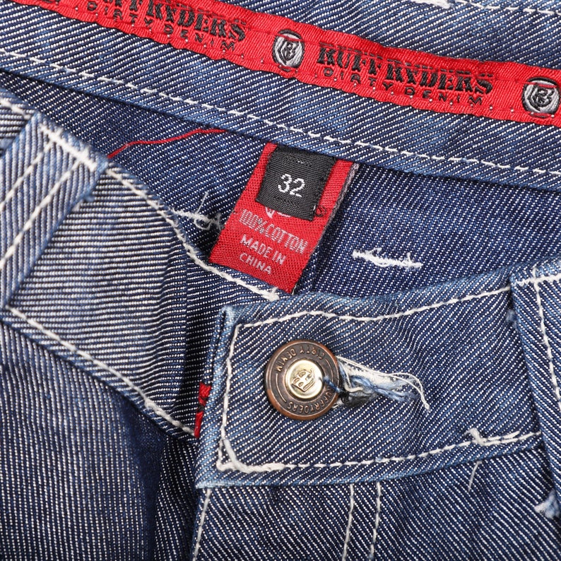 Vintage Ruff Ryders Jeans Wide Leg Size W 30 in Hip Hop - Etsy