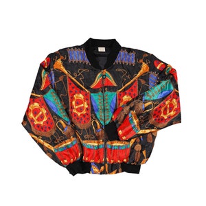 Vintage 80s 90s windbreaker / vintage colorful Jacket / Vintage shell Jacket / Rave fashion / 1990s fashion / Crazy jacket