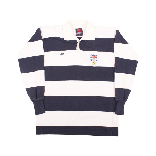 Canterbury Of New Zealand Striped Rugby Polo Shirt