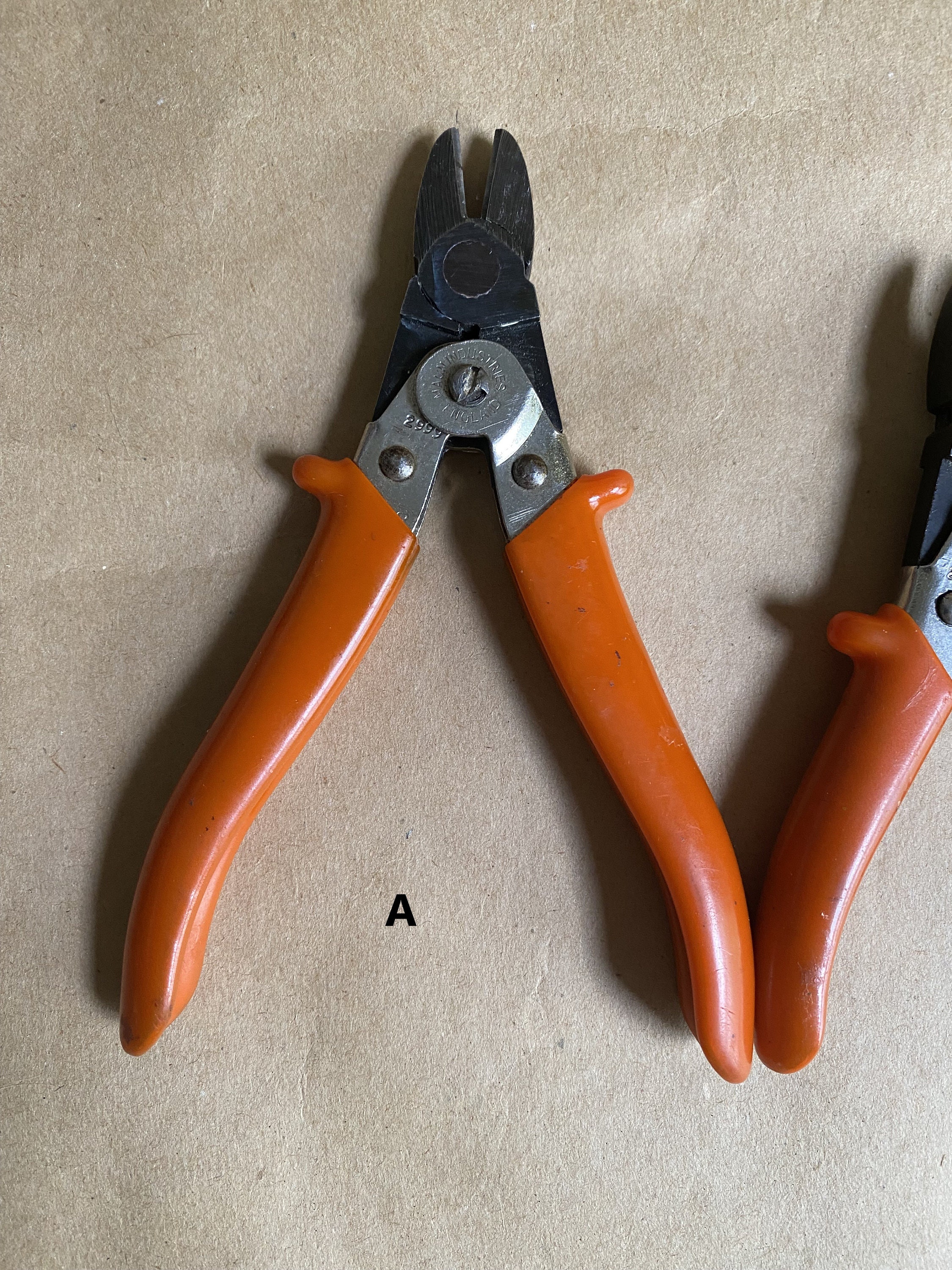 Vintage Maun Industries Wire Cutters Diagonal Cutting Pliers Etsy