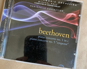 Royal Philharmonic Beethoven Piano Concerto No 1 in C and Piano Concerto No 5 Music CD