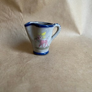 1960s Vintage Miniature Mexican Pitcher with Donkey