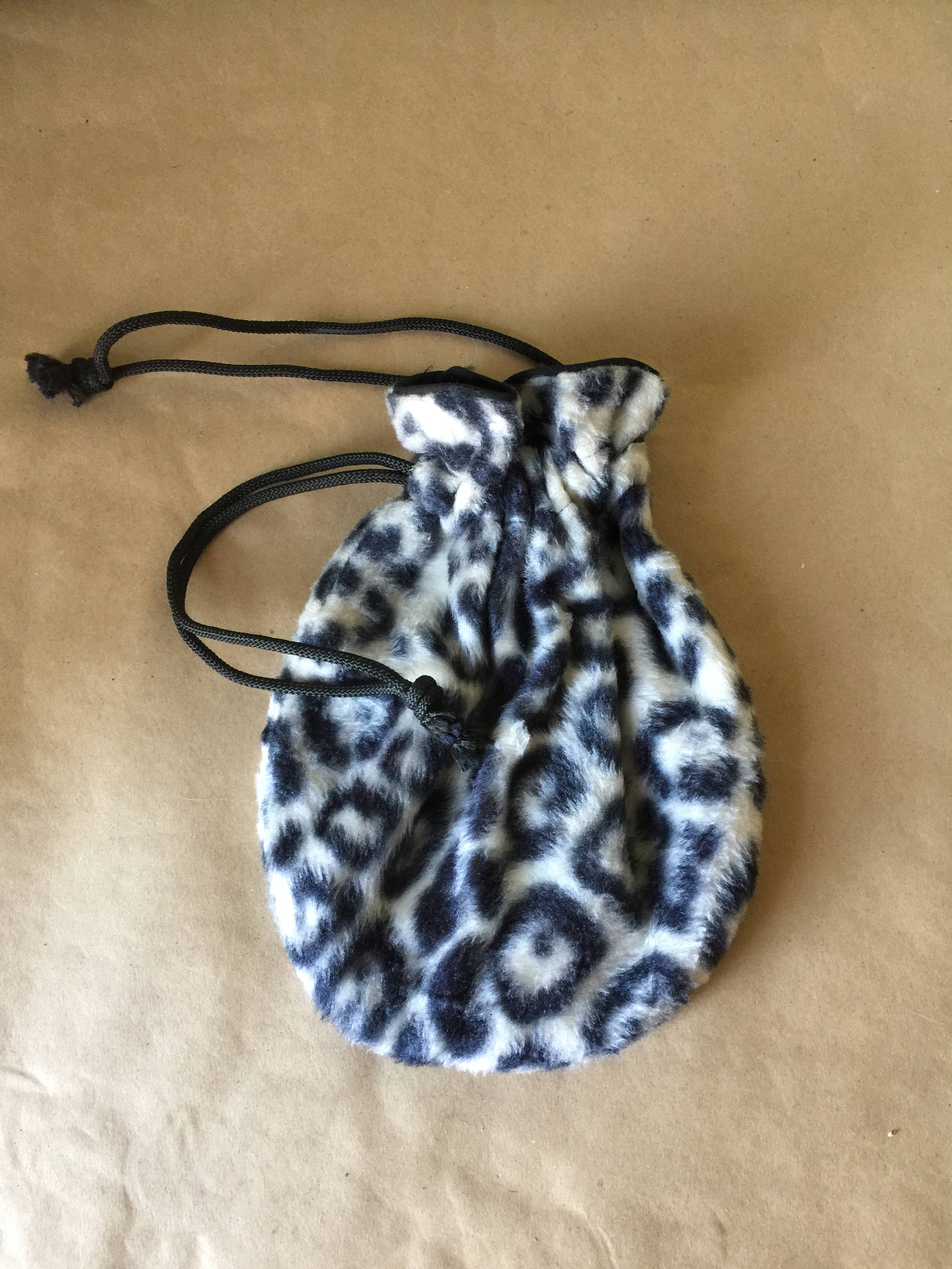 小物 LATE 80s LEOPARD BUM FLAP JNB Faux Fur Leopard Print Foldover Clutch, Mustard29
