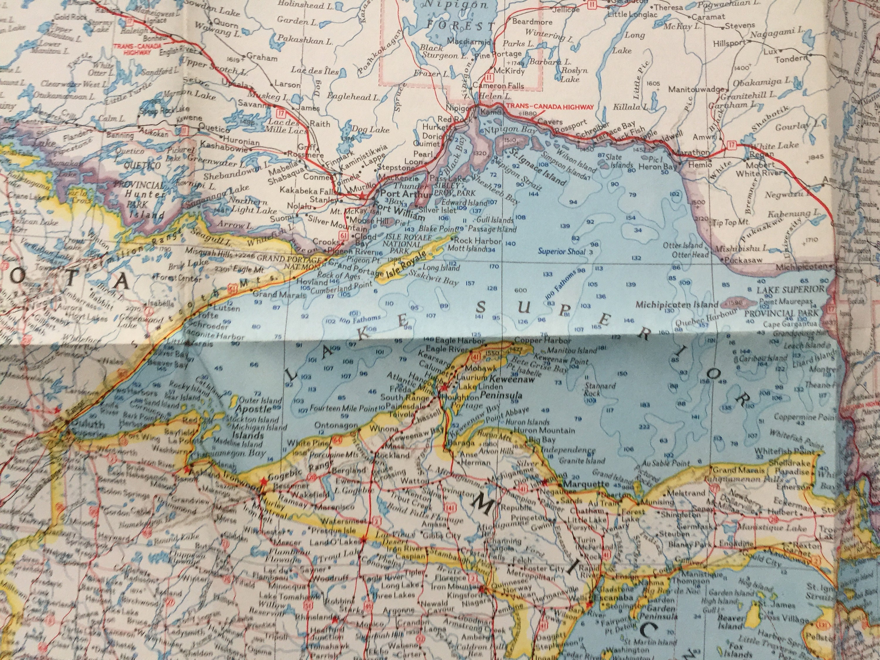 Vintage National Geographic Maps 1963 National Geographic Map Central Canada Vintage North | Etsy Singapore
