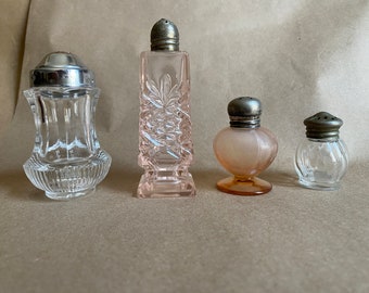 Choice of Individual Glass Salt Shakers Replacement Salt Shakers