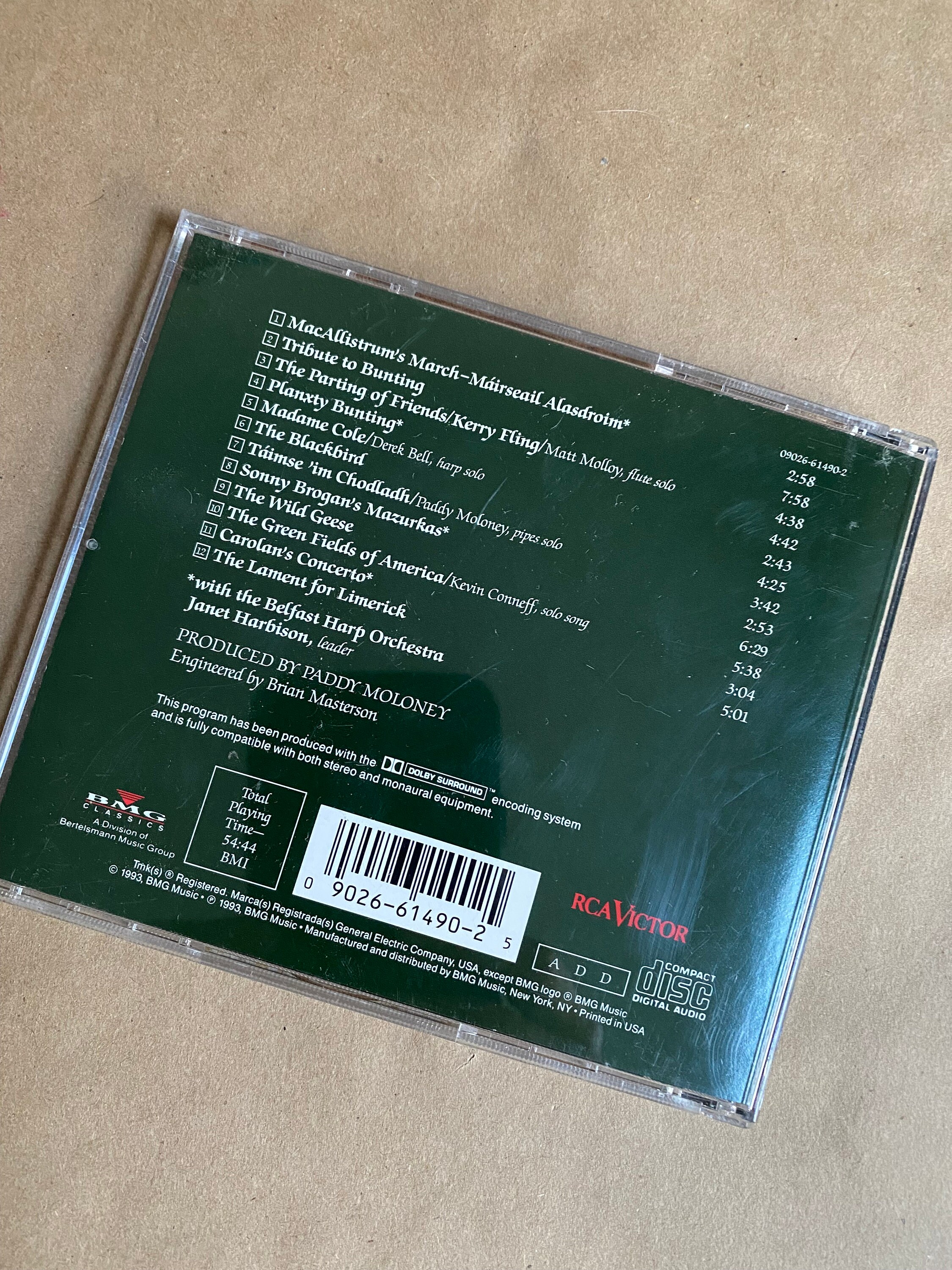 The Chieftains the Celtic Harp A Tribute to Edward Bunting Etsy