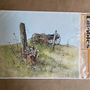 Vintage 1970 Anton Pieck Decoupage Print 7 x 9 pulgadas Curiosity Shop New Old Stock