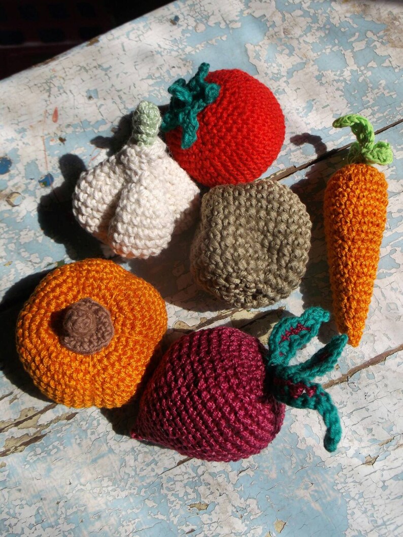 Kartoffel häkeln für Puppenhaus Lebensmittel Etsy