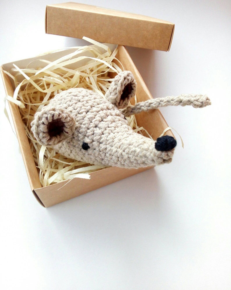 Cat Toy Mouse Plushie Crochet Mice Toy Softie Knit Toy Etsy