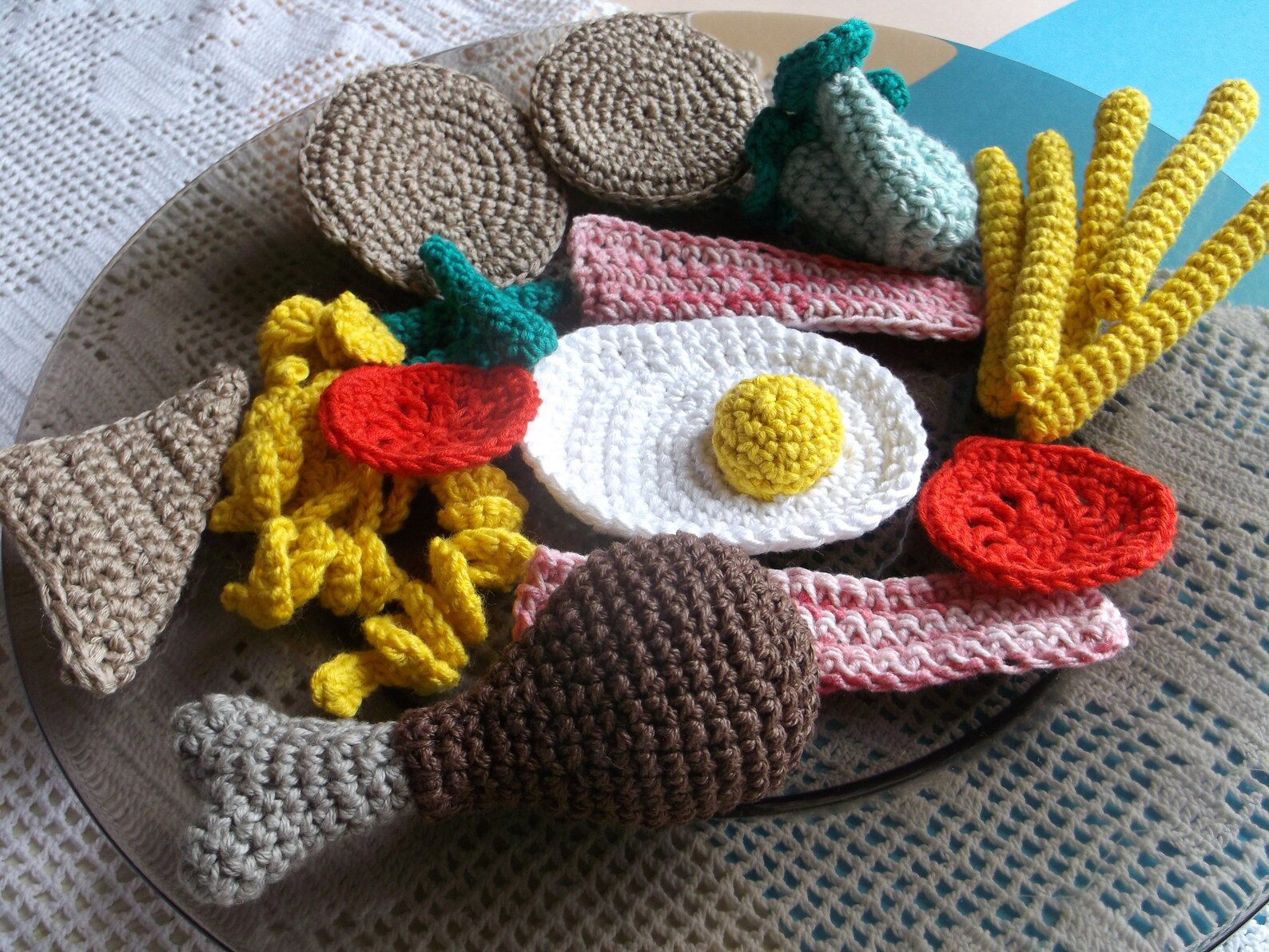 Breakfast Play Food Set Toddler Girl Playing Quiet Toys Etsy