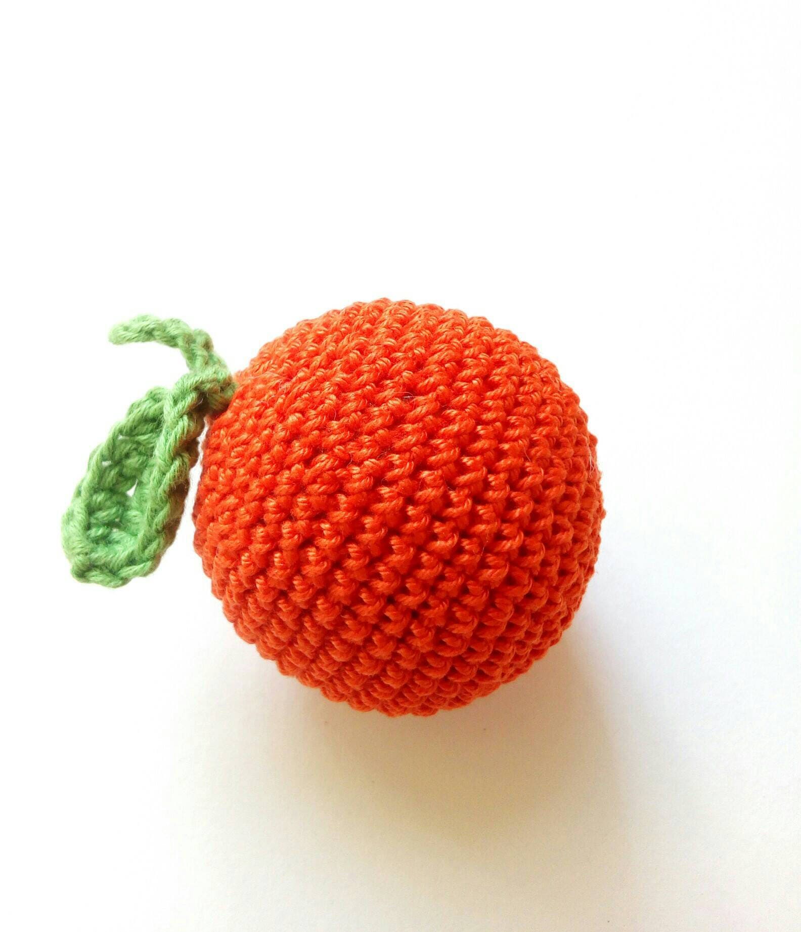 Crochet Play Food Set of 5 Mobile Gym Toys Montessori Etsy