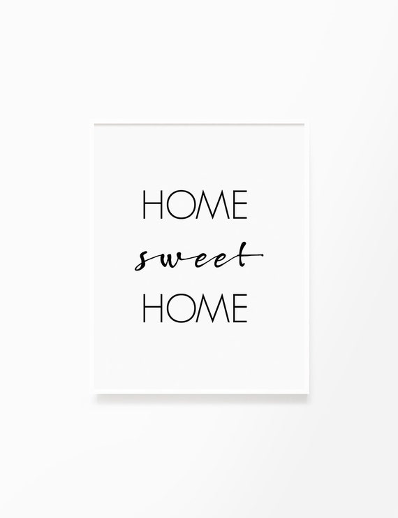 Home Sweet Printable Wall Art E