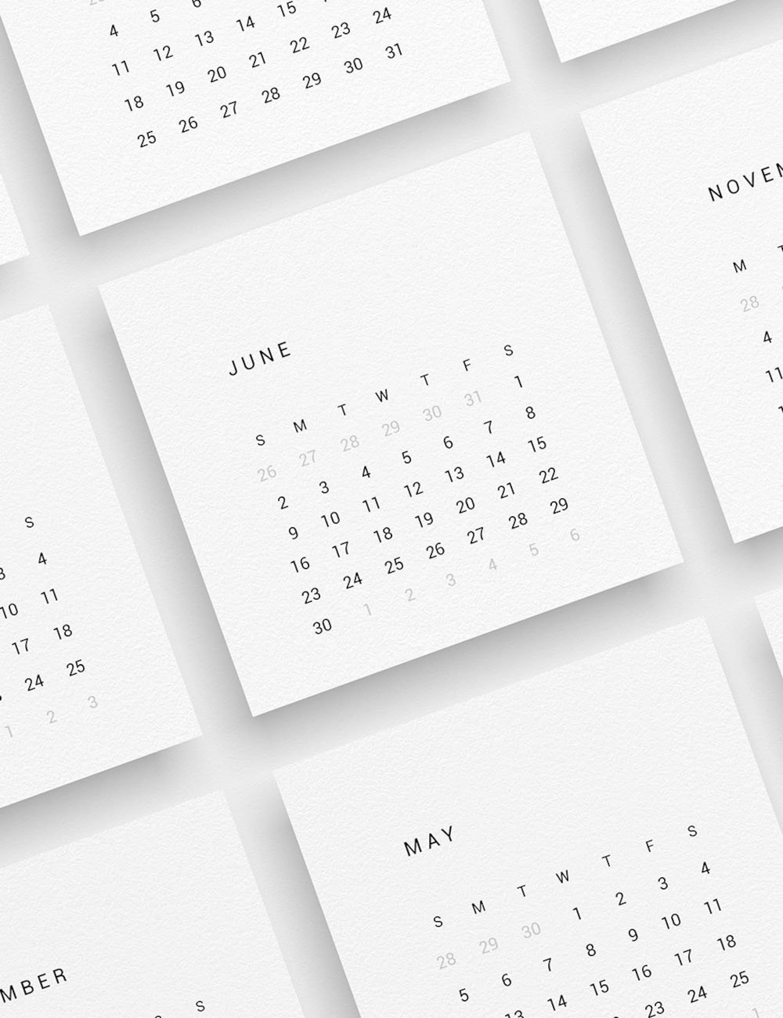 2025 Calendar 3x3 2x2 2025 Mini Calendar Printable Bujo Calendar 2025