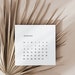 2024 Calendar 3x3 2x2 2024 Mini Calendar Printable Bujo Calendar 2024