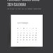 2024 Calendar 3x3 2x2 2024 Mini Calendar Printable - Etsy Singapore