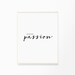 Follow Your Passion, Printable Wall Art, Passion Quote, Passion ...