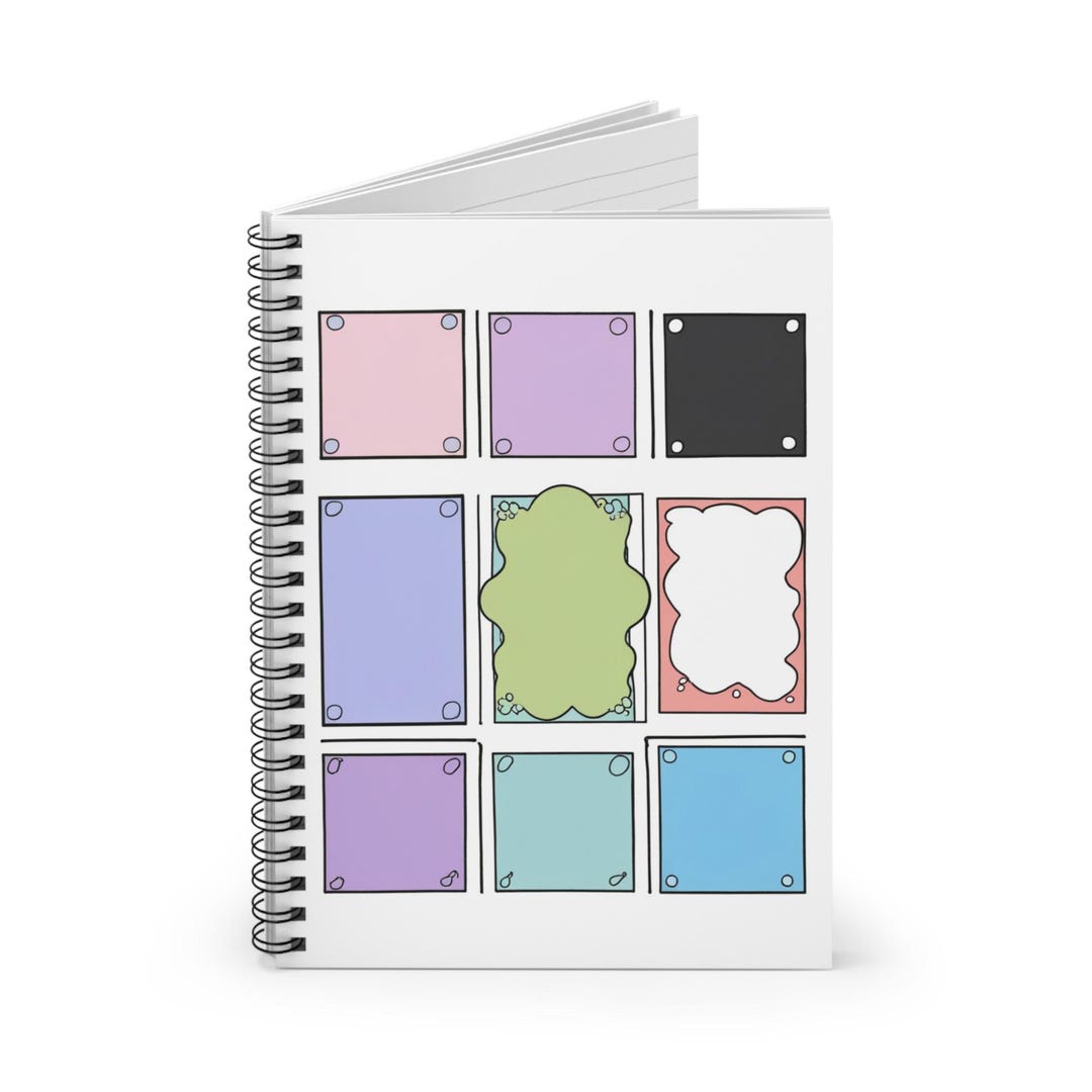 Spiral Notebook - Ruled Line Design Your Own Comic Book Notes Journal ...