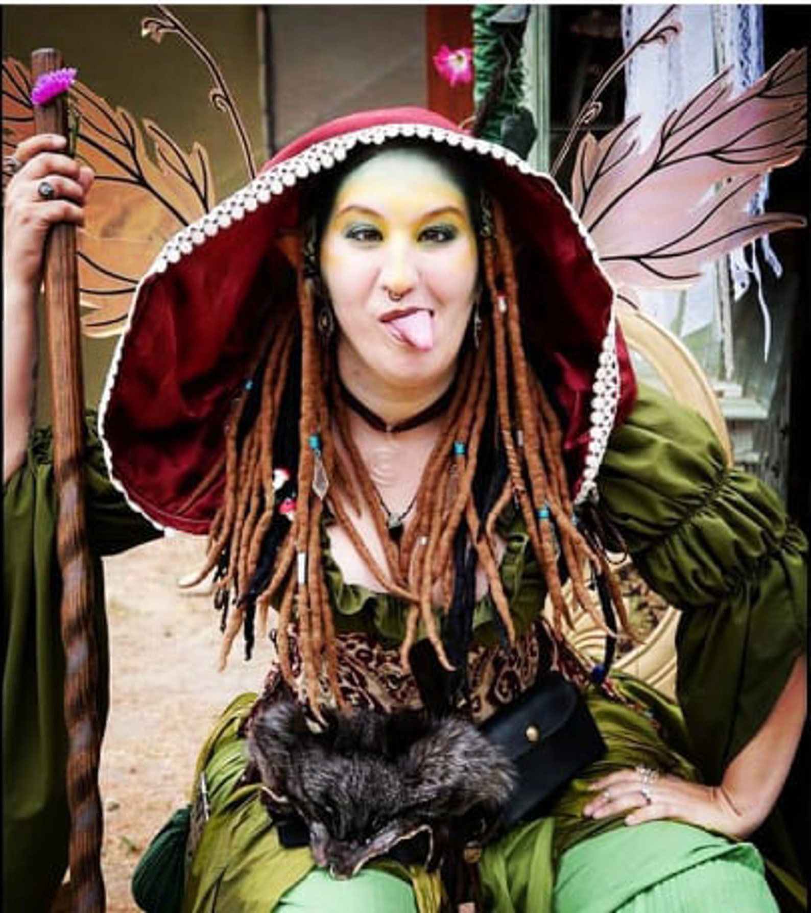 Brown Wool Dreadlocks Light Brown Dreads Extensions Bronze Etsy