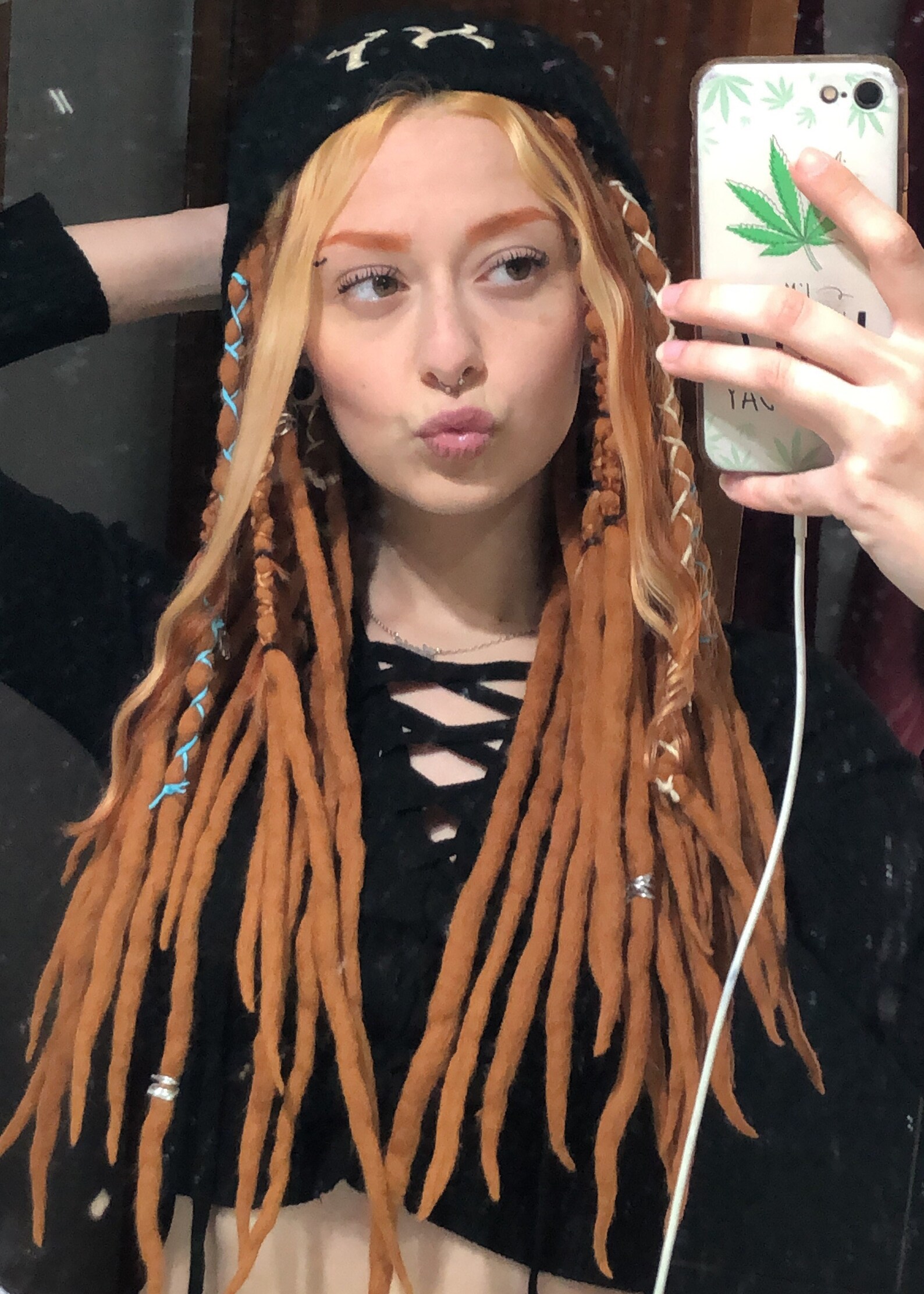 Ginger Wool Dreadlocks Dreads Extensions Double Ended HONEY Etsy