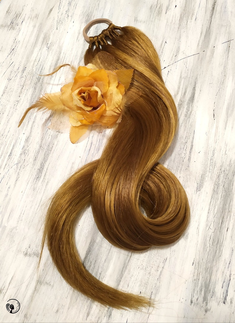 Ginger Ponytail Extensions Synthetic Hair on Hairband Etsy