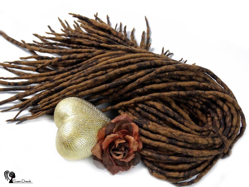 Brown Wool Dreadlocks Dreads Extensions Boho Dreadlocks Etsy