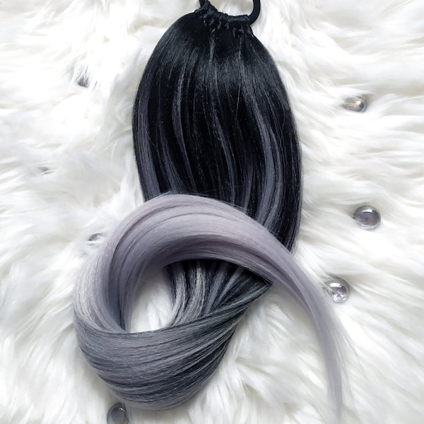 Grey Hair Extensions - Etsy