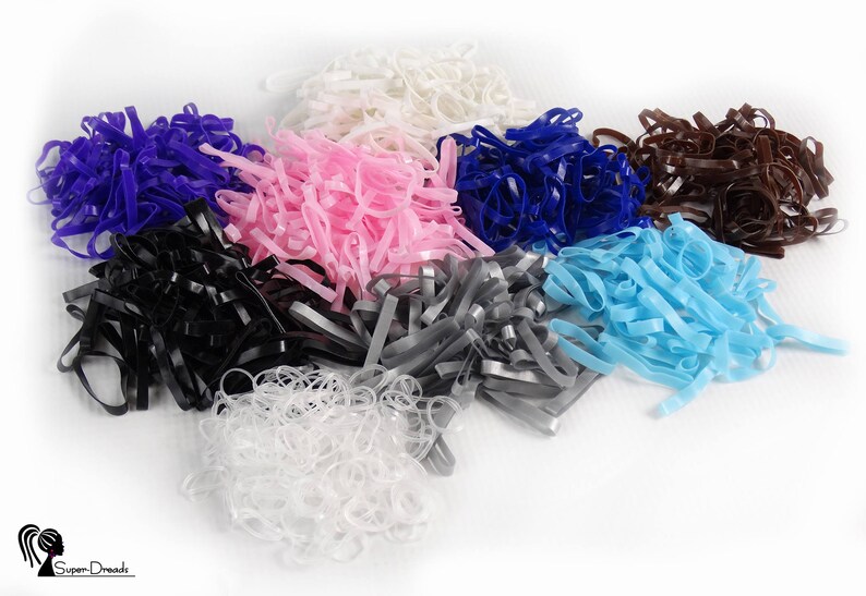 RUBBER BANDS for Dreadlocks Elastic Bands for Dreads Etsy Polska