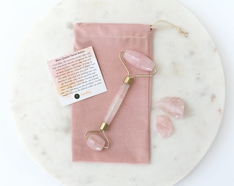 Rose Quartz Facial Roller