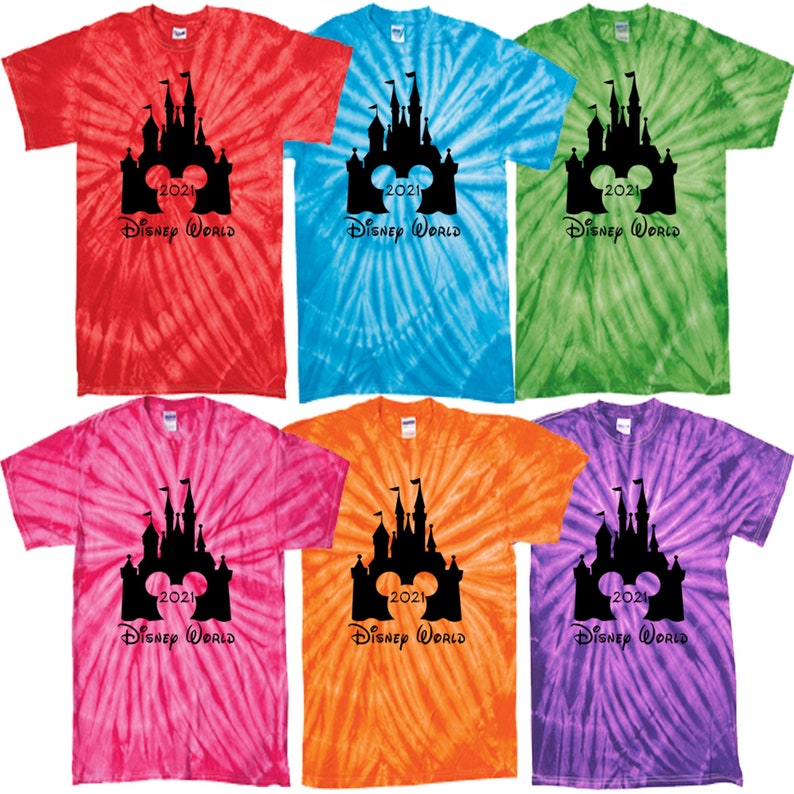 womens tie dye disney shirt