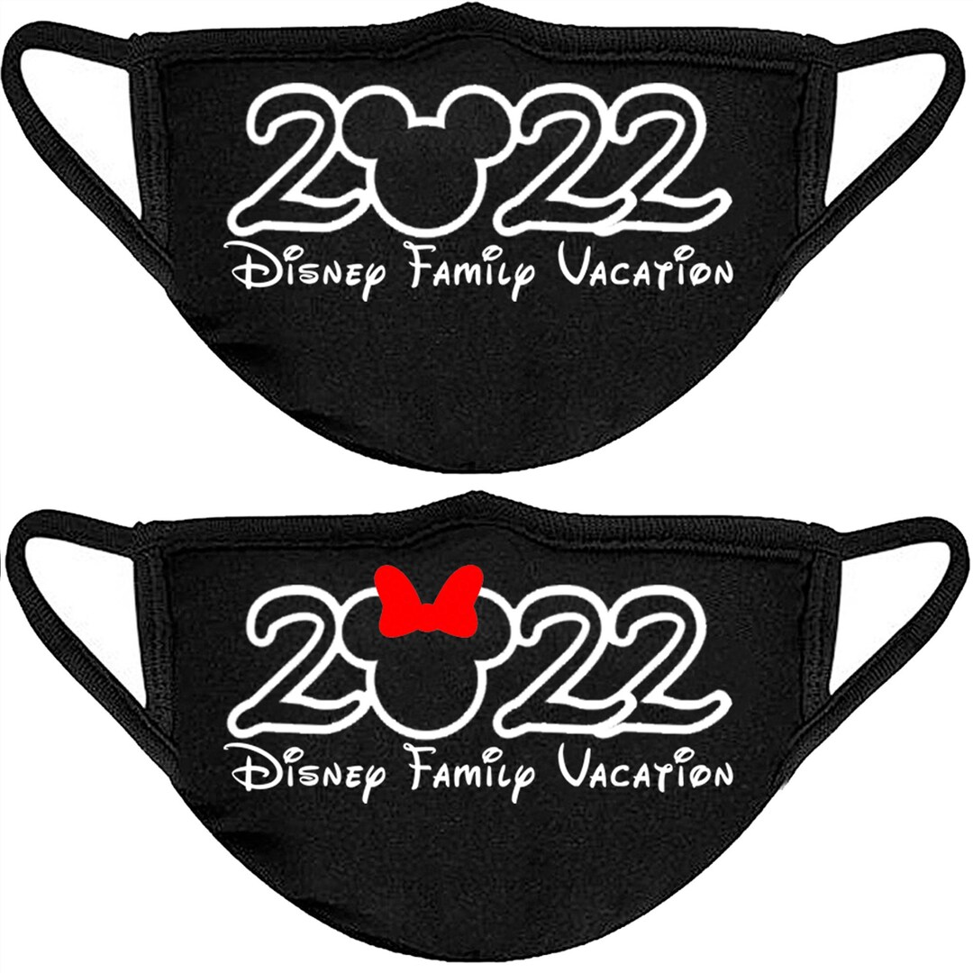 Disney 2023 Vacation Face Masks Disney Face Masks Disney Etsy
