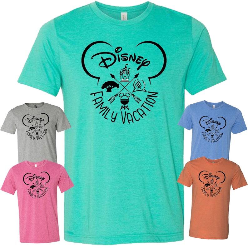 Disney World Family Vacation Tee Shirts Disney Matching | Etsy