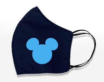 Mickey Mouse Iron On Transfer logo various colours 10cm wide